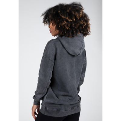 Crowley Women's Oversized Hoodie - Washed Gray 2
