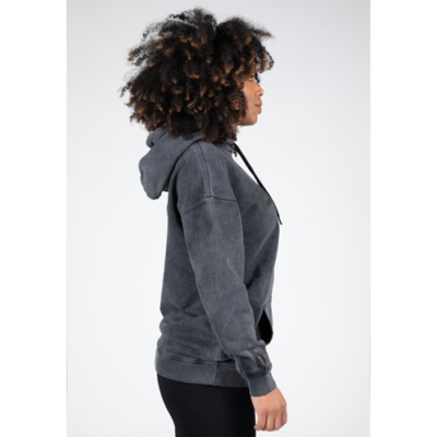 Crowley Women's Oversized Hoodie - Washed Gray 4