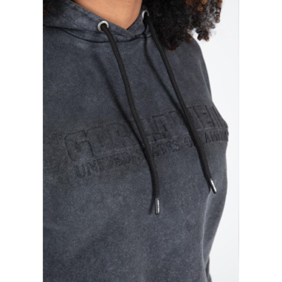 Crowley Women's Oversized Hoodie - Washed Gray 5
