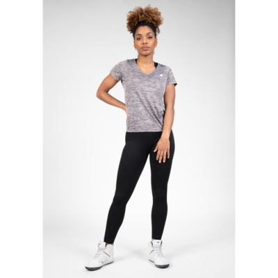 Elmira V-Neck T-Shirt - Gray Melange 3