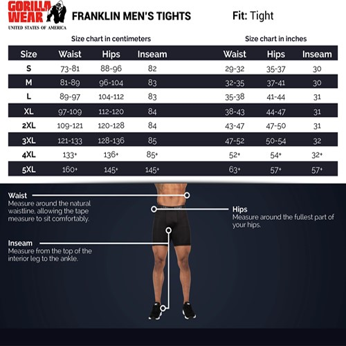 Franklin Men's Tights - Black Gray Camo 5 Franklin Men's Tights - Black Gray Camo 5