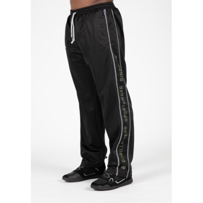 Functional Mesh Pants - Black Green 1