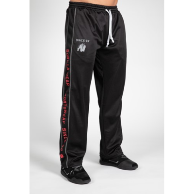 Functional Mesh Pants - Black Red 2