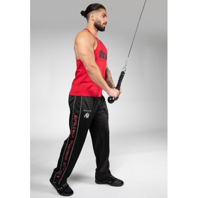 Functional Mesh Pants - Black Red 4