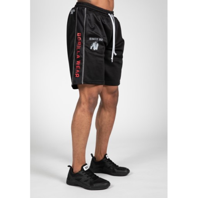 Functional Mesh Shorts - Black Red 2