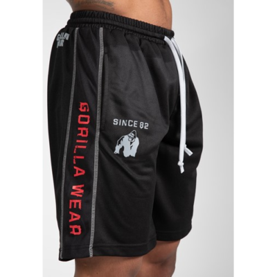 Functional Mesh Shorts - Black Red 5