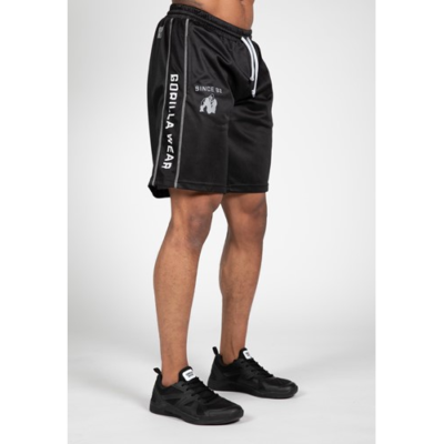 Functional Mesh Shorts - Black White 2
