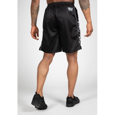 Functional Mesh Shorts - Black White 3