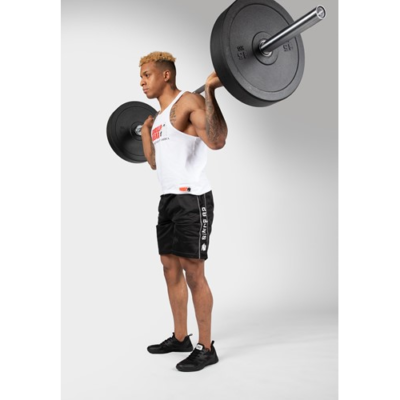 Functional Mesh Shorts - Black White 4