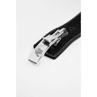 Gorilla Wear 4 Inch Leather Lever Belt - Black 3