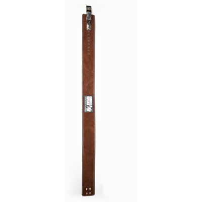 Gorilla Wear 4 Inch Leather Lever Belt - Brown 2