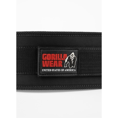 Gorilla Wear 4 Inch Women's Lifting Belt - Black 3