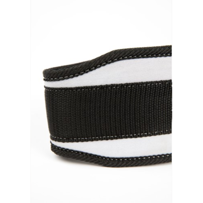 Gorilla Wear 4 Inch Women's Lifting Belt - Black White 5