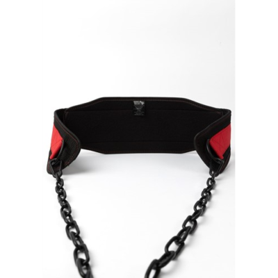 Gorilla Wear Nylon Dip Belt - Black Red 3