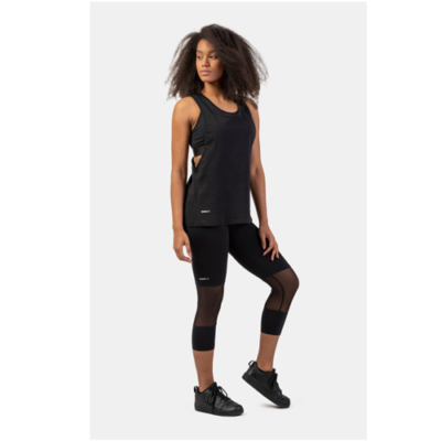 HIGH-WAIST ¾ LENGTH SPORTY LEGGINGS BLACK 3