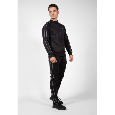 Home Men Pants & JoggersWenden Track Pants - Black White 4