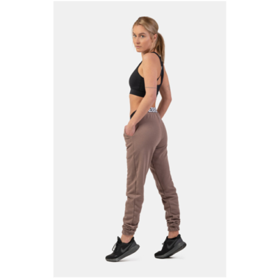 ICONIC MID-WAIST SWEATPANTS BROWN 6