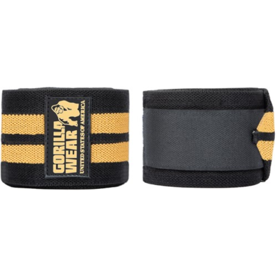 Knee Wraps - Black Gold 1