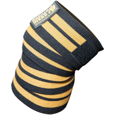 Knee Wraps - Black Gold 2