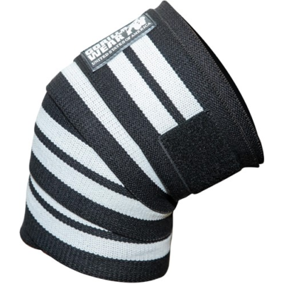 Knee Wraps - Black White 2