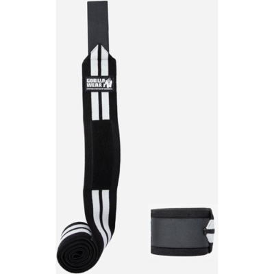 Knee Wraps - Black White 3