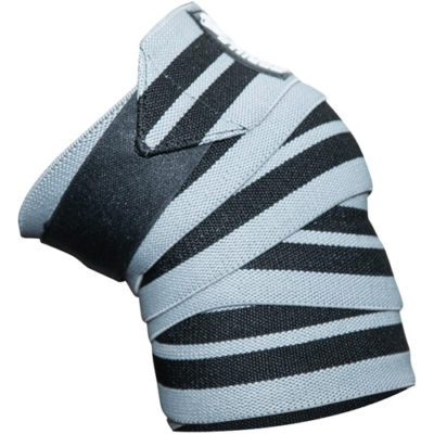 Knee Wraps - Gray Black 2