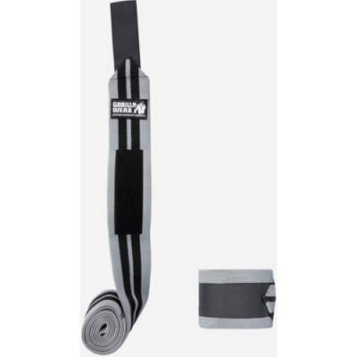 Knee Wraps - Gray Black 3