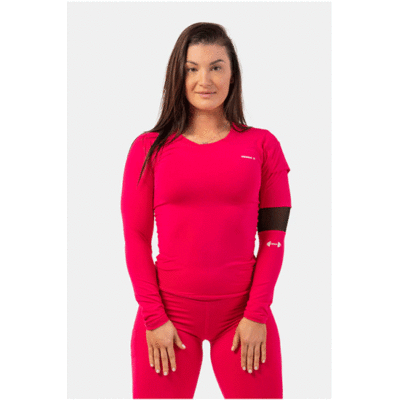 LONG-SLEEVE-SMART-POCKET-SPORTY-TOP-PINK-2