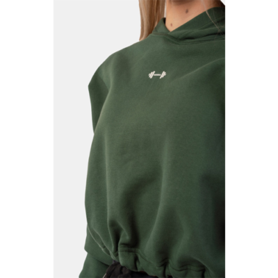 LOOSE FIT CROP HOODIE ICONIC 7