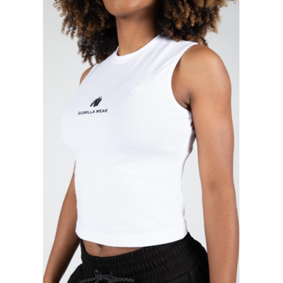Livonia Crop Top - White 4
