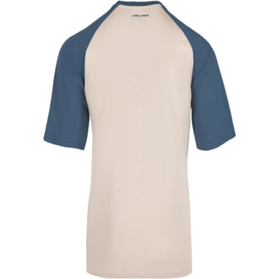 Logan Oversized T-Shirt - Beige Blue 7