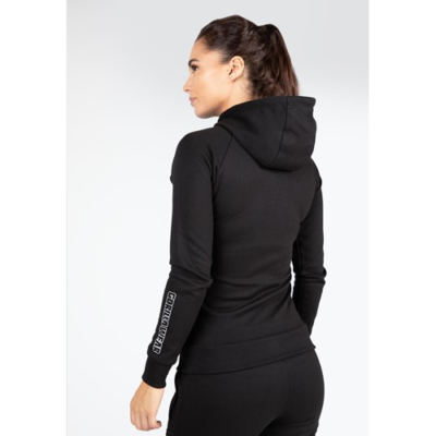 Marion Zipped Hoodie - Black 2