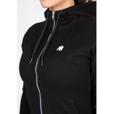 Marion Zipped Hoodie - Black 5