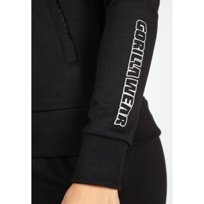 Marion Zipped Hoodie - Black 6