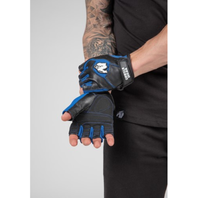 Mitchell Training Gloves - Black Blue 3