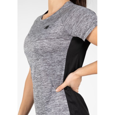 Monetta Performance T-Shirt - Gray Melange Black 5