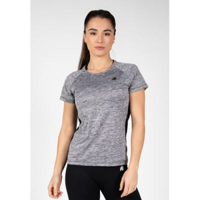 Monetta Performance T-Shirt - Gray Melange Black1