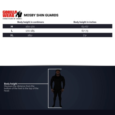 Mosby Shin Guards - Black 6