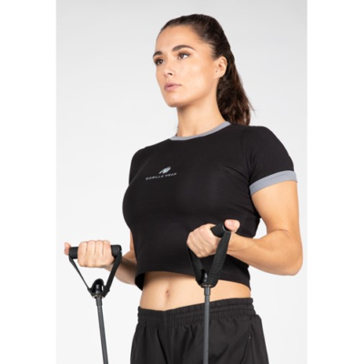 New Orleans Cropped T-Shirt - Black 4