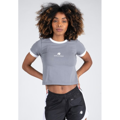 New Orleans Cropped T-Shirt - Gray 1
