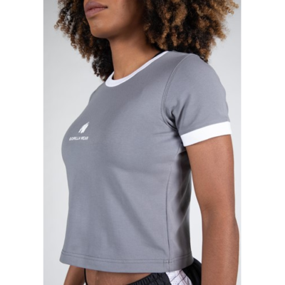 New Orleans Cropped T-Shirt - Gray 5