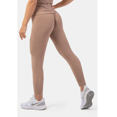 ORGANIC COTTON RIBBED HIGH-WAIST LEGGINGS 2