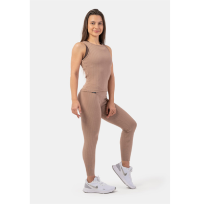 ORGANIC COTTON RIBBED HIGH-WAIST LEGGINGS 5