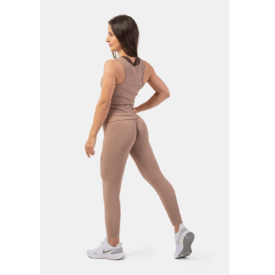 ORGANIC COTTON RIBBED HIGH-WAIST LEGGINGS 6