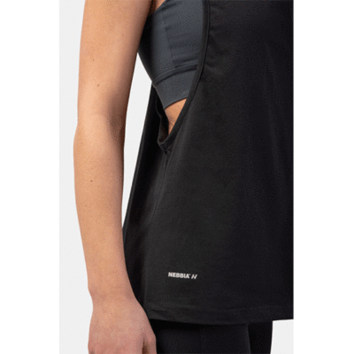SLEEVELESS-LOOSE-CROSS-BACK-TANK-TOP-FEELING-GOOD-BLACK-5