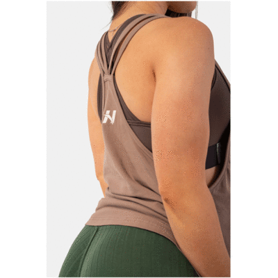SLEEVELESS-LOOSE-CROSS-BACK-TANK-TOP-FEELING-GOOD-BROWN-1
