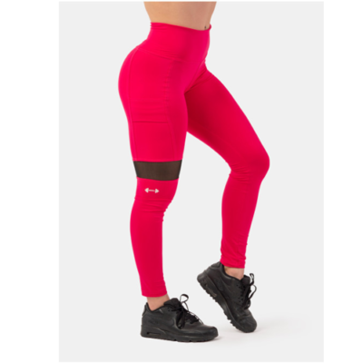 SPORTY SMART POCKET HIGH-WAIST LEGGINGS PINK 1