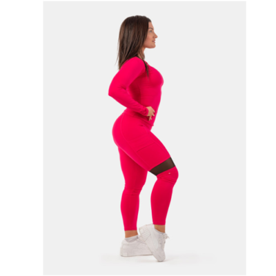 SPORTY SMART POCKET HIGH-WAIST LEGGINGS PINK 4