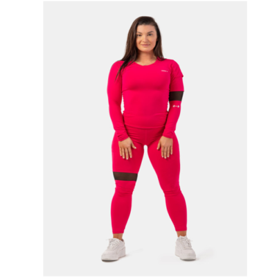 SPORTY SMART POCKET HIGH-WAIST LEGGINGS PINK 5