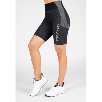 Selah Seamless Cycling Shorts - Black 1